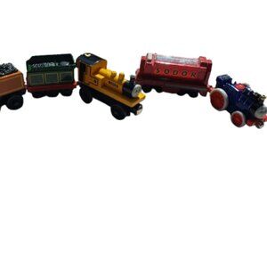 Lot 5 Pc Thomas The Tank Trains Duncan Fergus Duke & Emily Coal Car Gullane Wood
